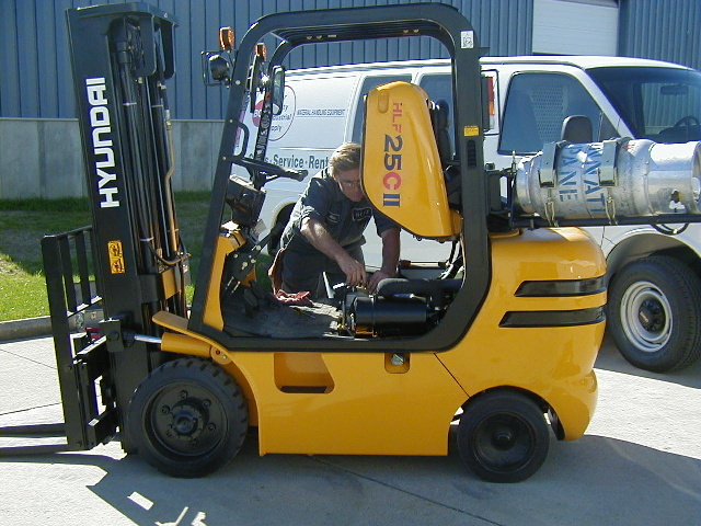 Technician Working